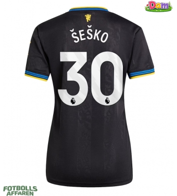 Manchester United Benjamin Sesko #30 Tredje Tröja Kvinnor 2025-26 Kortärmad